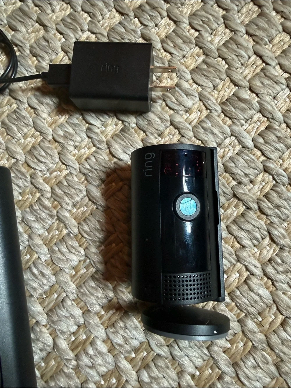 Ring Black Video Doorbell and Black Stick-Up Cam Bundle